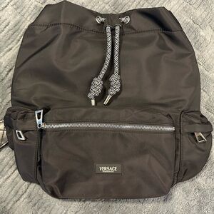 Versace Dark Brown Men's Backpack